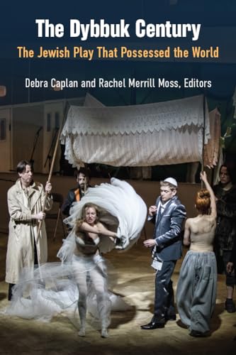 Book cover depicting a theatrical scene with actors in costume.