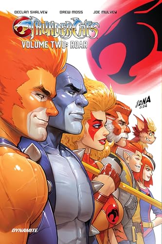 Thundercats comic book cover featuring Lion-O and team members in action.