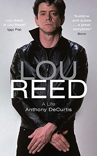 Book cover featuring a portrait of Lou Reed wearing a black leather jacket.