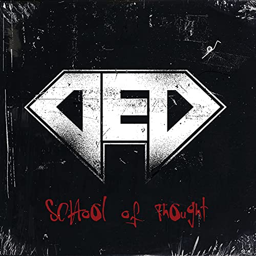 CD cover for Ded’s “School of Thought” featuring a diamond and text.