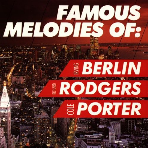"Album cover with cityscape at night and names of famous composers."