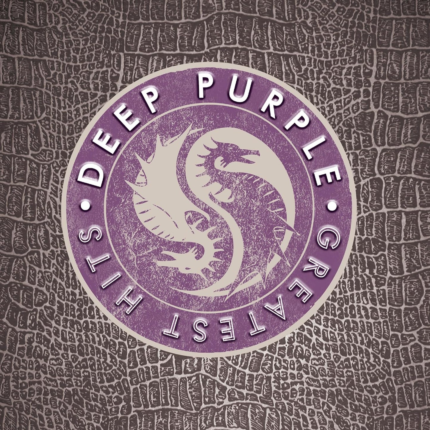 Deep Purple greatest hits vinyl record with dark purple cover art.