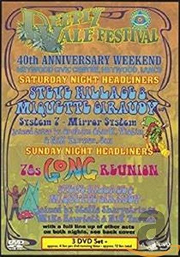 DVD cover for the 40th Anniversary Deeply Vale Festival, featuring psychedelic text.