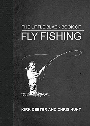 Black book cover with a fly fisherman casting a line.