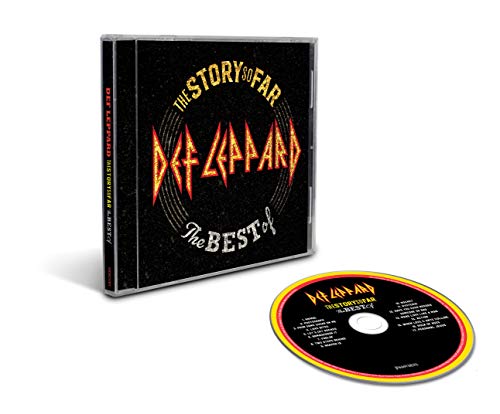 Def Leppard CD case and disc with band logo and album title.
