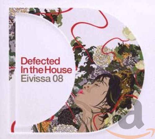 CD case with floral design, woman’s face, and “Defected In The House” text.