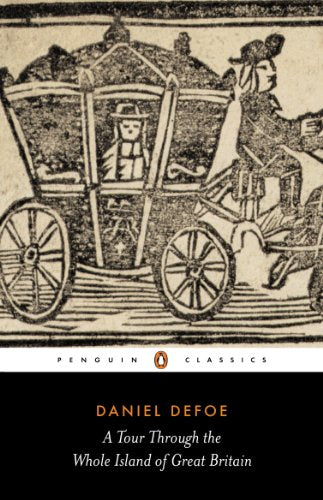 Vintage paperback cover depicting a horse-drawn carriage and text: "A Tour Through the Whole Island of Great Britain.