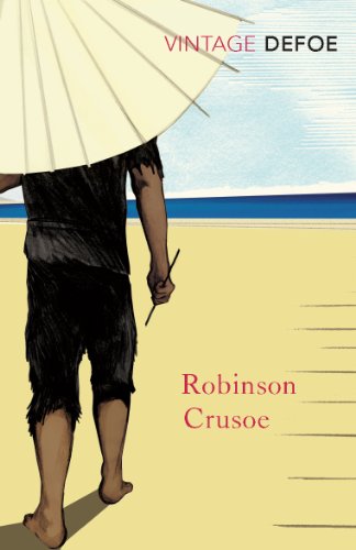 A person holding a parasol walks on a beach toward the ocean.