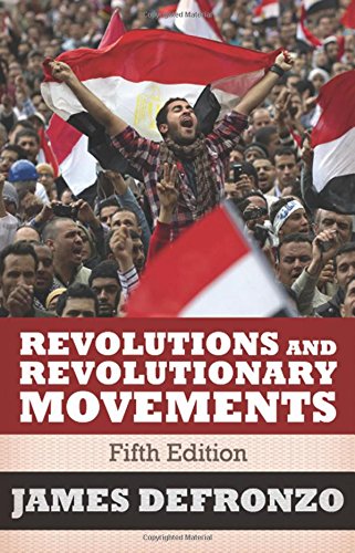 Book cover: “Revolutions and Revolutionary Movements” with a protest scene.