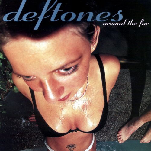 Deftones “Around the Fur” CD cover, close-up of a woman in water.