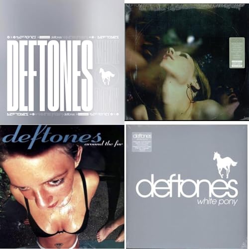 Deftones "White Pony" 20th Anniversary Super Deluxe Edition vinyl record covers.