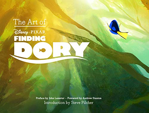 Book cover for "The Art of Finding Dory" featuring Dory swimming.