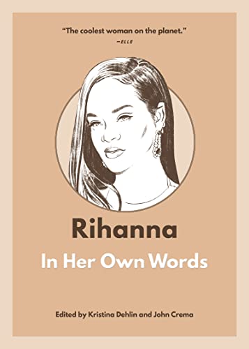 Book cover featuring a sketched portrait of Rihanna with title text.