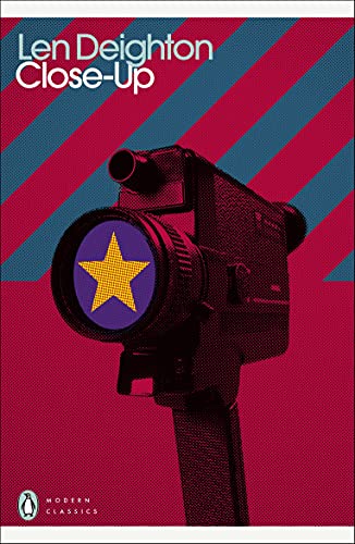 Book cover for Close-Up by Len Deighton featuring a vintage camera with a star.