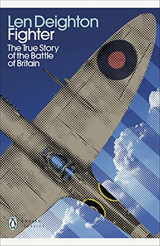 Book cover: “Fighter” by Len Deighton, depicting a Spitfire aircraft.