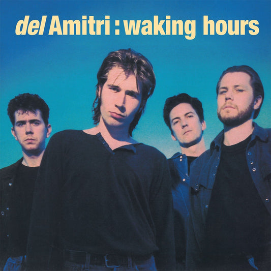 Album cover featuring four men against a blue sky with yellow band text above.