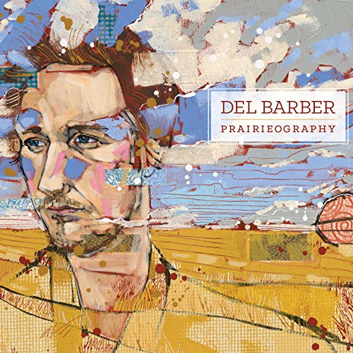 "CD cover art featuring a man's face and a prairie landscape."