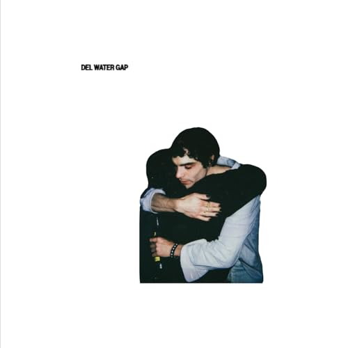 Two people embracing, album cover for Del Water Gap’s “Purple Teeth”.