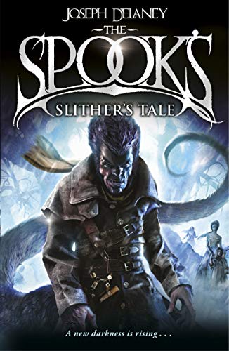 Book cover featuring a dark, monstrous figure with a long tail.