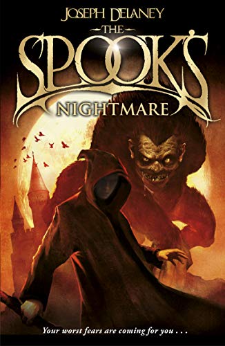 Book cover: hooded figure facing a monstrous, shadowy creature.