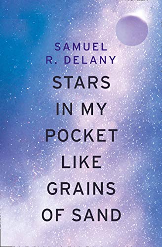 Book cover with title "Stars in My Pocket Like Grains of Sand" on a starry background.