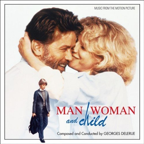 CD cover: couple embracing, small boy standing nearby, film soundtrack.