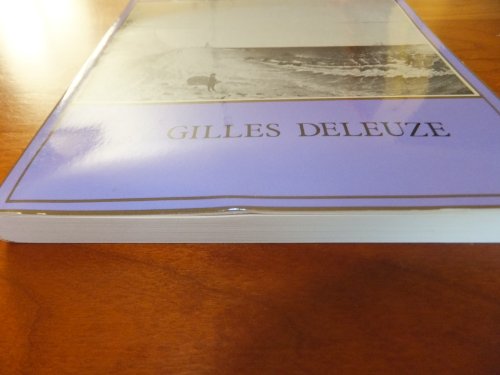 Book cover with a landscape image and the name "Gilles Deleuze".