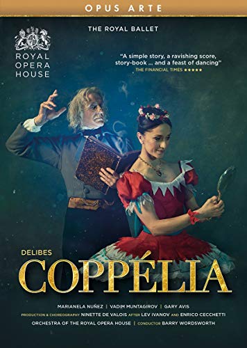 DVD cover featuring a man and woman in ballet attire.