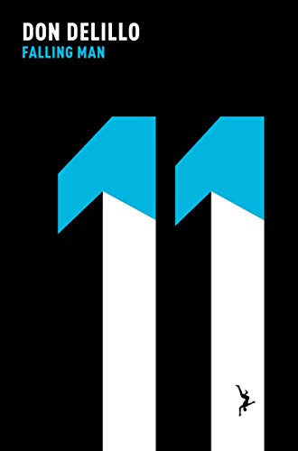 Book cover: black background with large blue and white “11” and a falling figure.