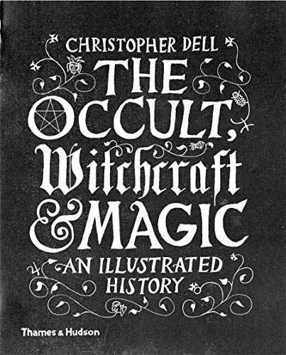 Black book cover with white text reading The Occult, Witchcraft & Magic, with decorative flourishes.