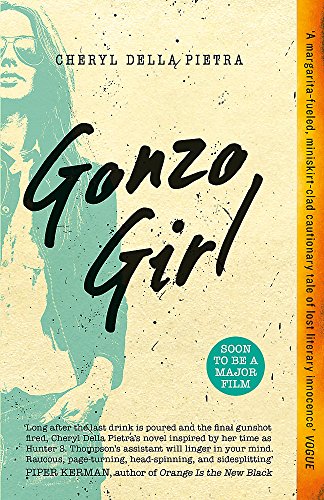 Book cover for "Gonzo Girl" with turquoise illustration and bold title.
