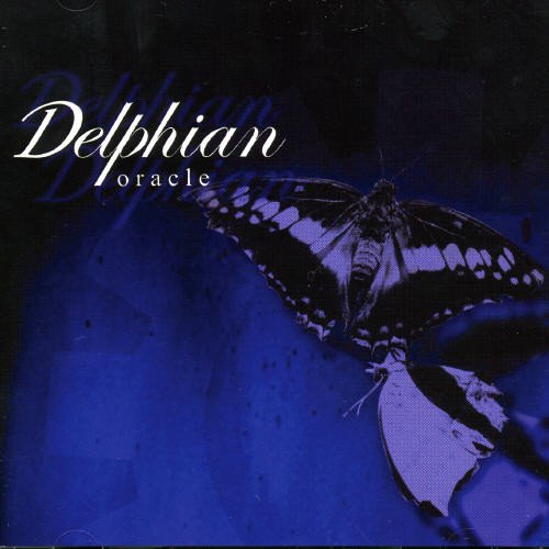 CD cover for Delphian’s “Oracle” featuring a dark butterfly image.