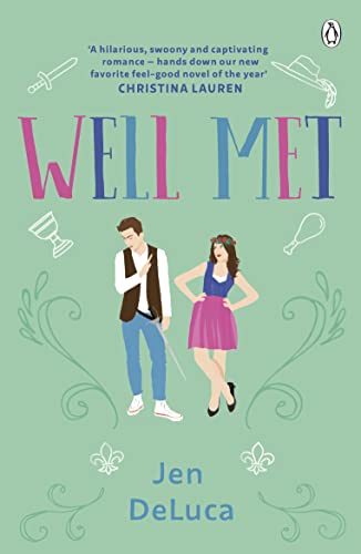 Book cover for Well Met by Jen DeLuca featuring a man and woman.