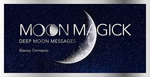 Moon Magick title card featuring a crescent moon against a starry night sky background.