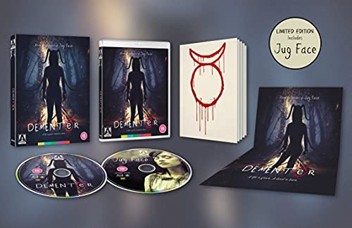 Dementer + Jug Face" Blu-ray set with discs, case, booklet, and slipcover.
