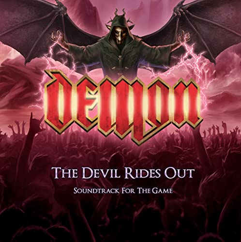 CD cover for “Demon” game soundtrack featuring a horned, winged figure.