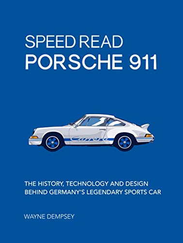 Book cover: “Speed Read Porsche 911” with a silver car illustration.