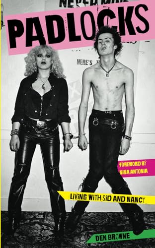 Black and white photo of Sid Vicious and Nancy Spungen standing together in punk attire.