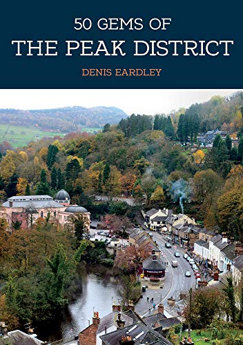 Book cover featuring a scenic view of a Peak District town and hills.