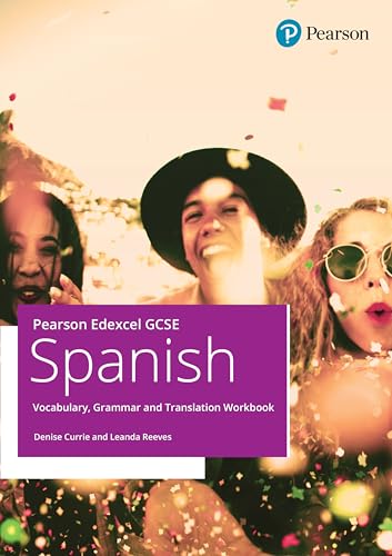 GCSE Spanish workbook cover with diverse young people and confetti.