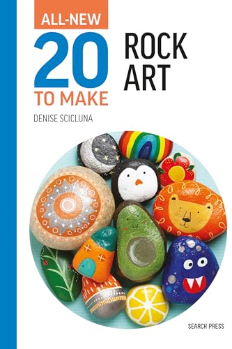 Book cover featuring brightly painted rocks depicting animals and fruit.