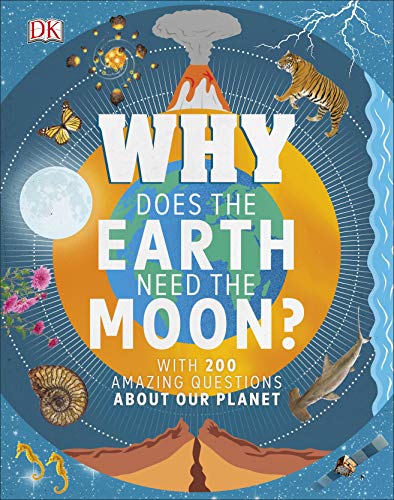 "Book cover with colorful illustrations of Earth, animals, and natural elements, featuring a prominent title."