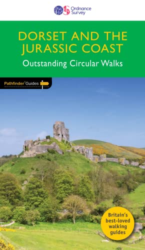 Green guidebook cover featuring coastal ruins on a grassy hill.
