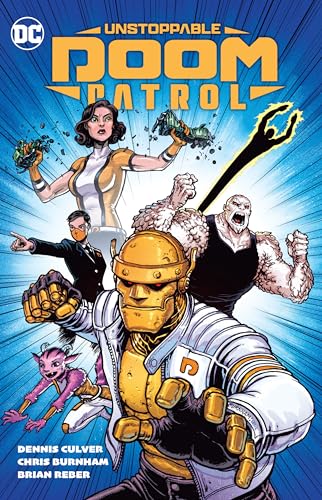 Comic book cover featuring a group of diverse superheroes against a blue background.