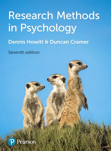 Book cover: "Research Methods in Psychology," seventh edition, with meerkats.