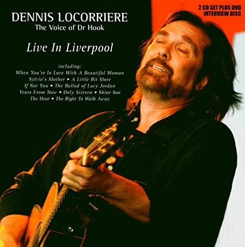Dennis Locorriere, singer and guitarist, on DVD cover from a Liverpool concert.