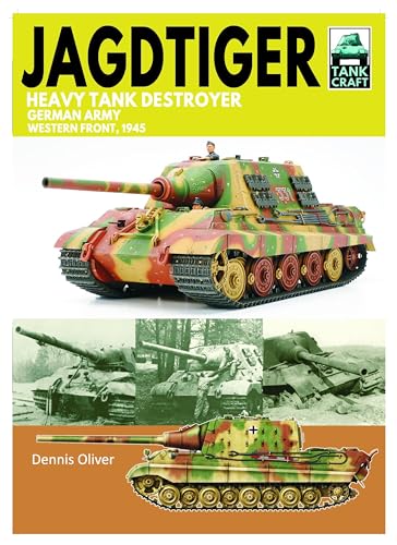 Book cover featuring a camouflaged Jagdtiger tank destroyer, 1945.