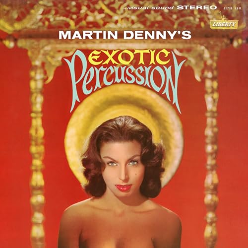 1960s vinyl record cover featuring a woman framed by golden arches.