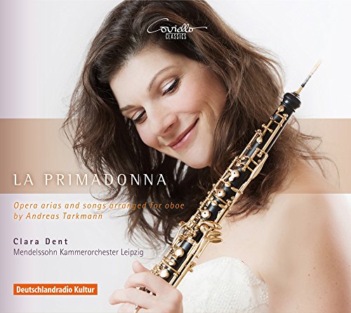 CD cover: woman with oboe, title "La Primadonna," classical music.
