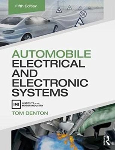 Book cover: "Automobile Electrical and Electronic Systems," fifth edition.